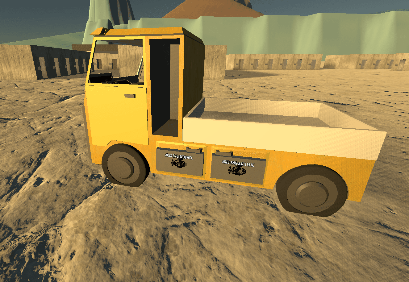 MVP truck with its dump body
